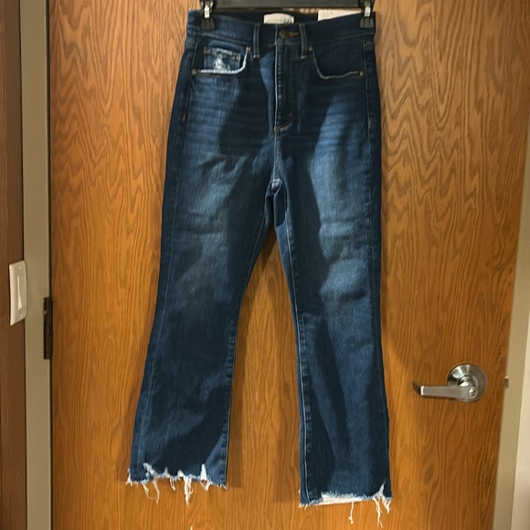 Loft 27 high rise kick crop petite - Picture 1 of 4